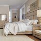 Belle Furnishings Proximity Place Queen Panel Bed in Barley Buff, , large