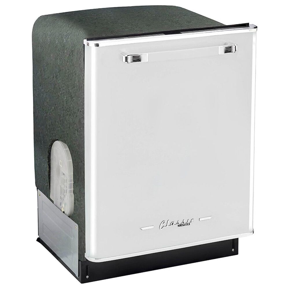 Unique Appliances Classic Retro 24" Top Control Dishwasher in Marshmallow White, , large