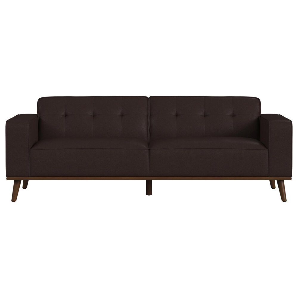 Mayberry Hill Destiny Stationary Sofa and Loveseat Set in Pebble Brown, , large