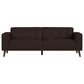 Mayberry Hill Destiny Stationary Sofa and Loveseat Set in Pebble Brown, , large