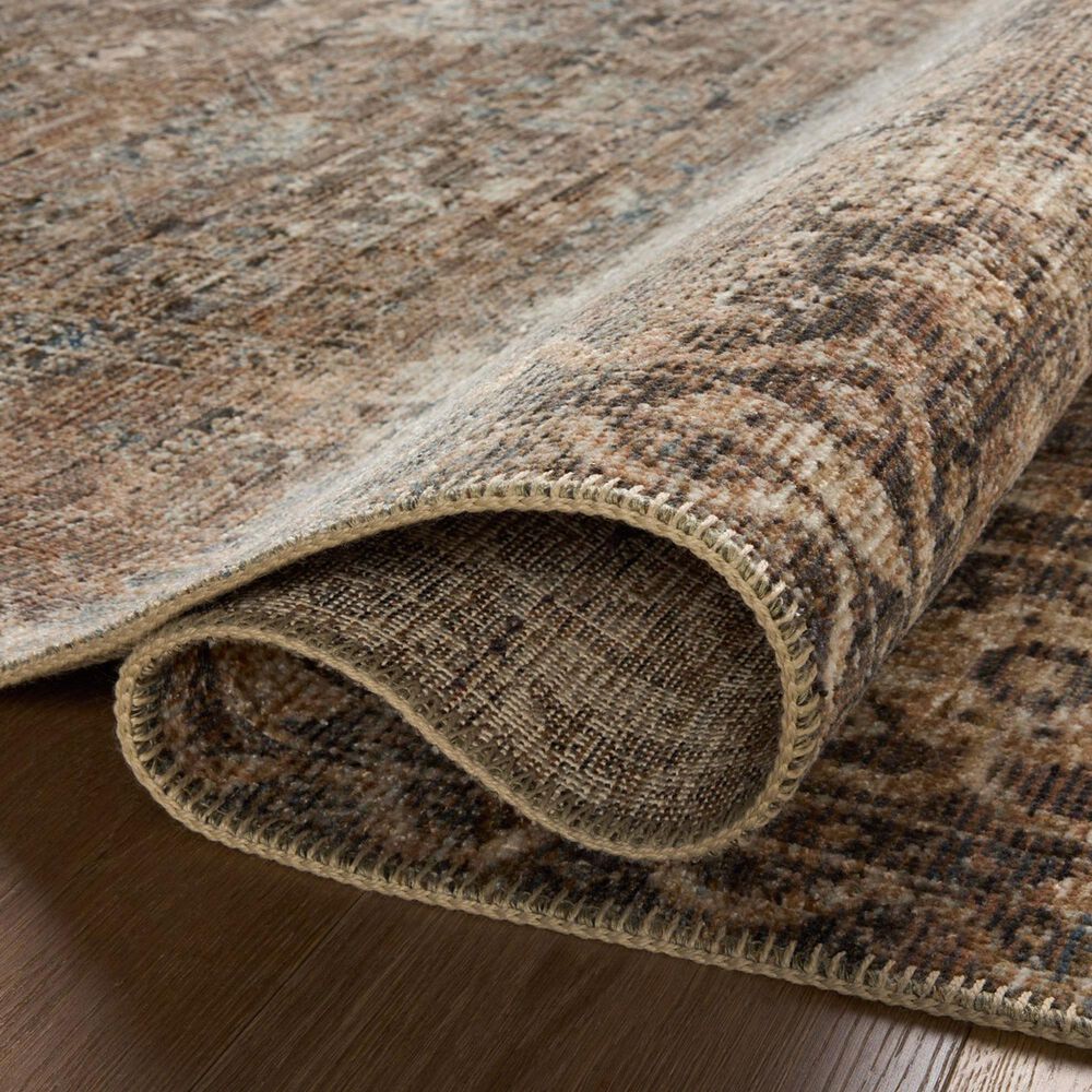 Loloi Heritage 2&#39;5&quot; x 12&#39; Mocha and Denim Runner, , large