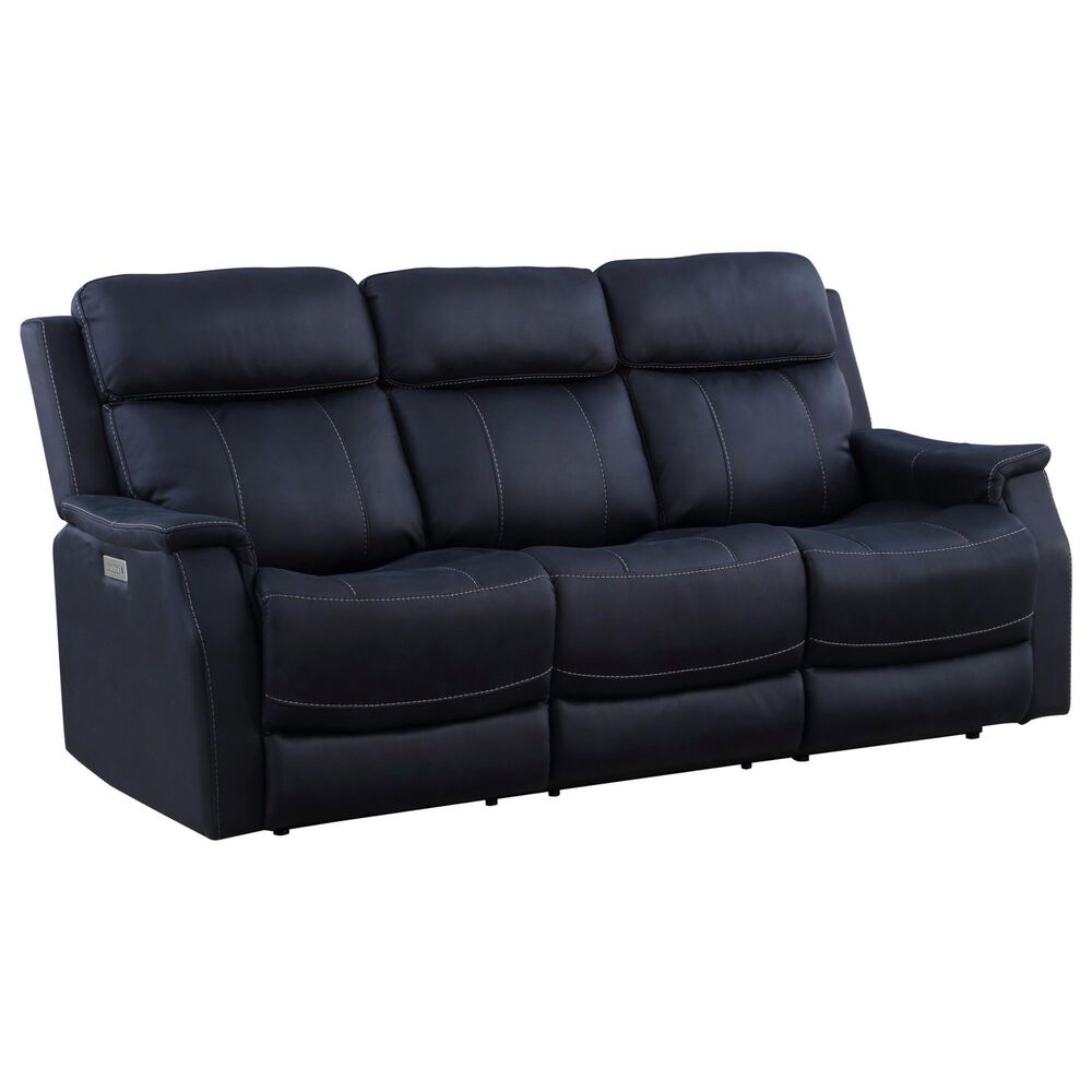 Steve Silver Valencia Power/Power Recliner Sofa in Ocean Blue, , large