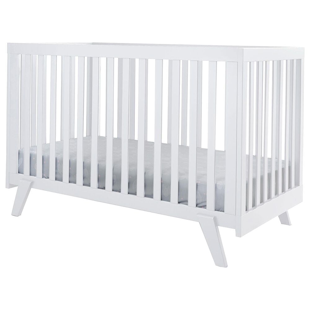Sorelle Luce 2-In-1 Convertible Crib in White, , large