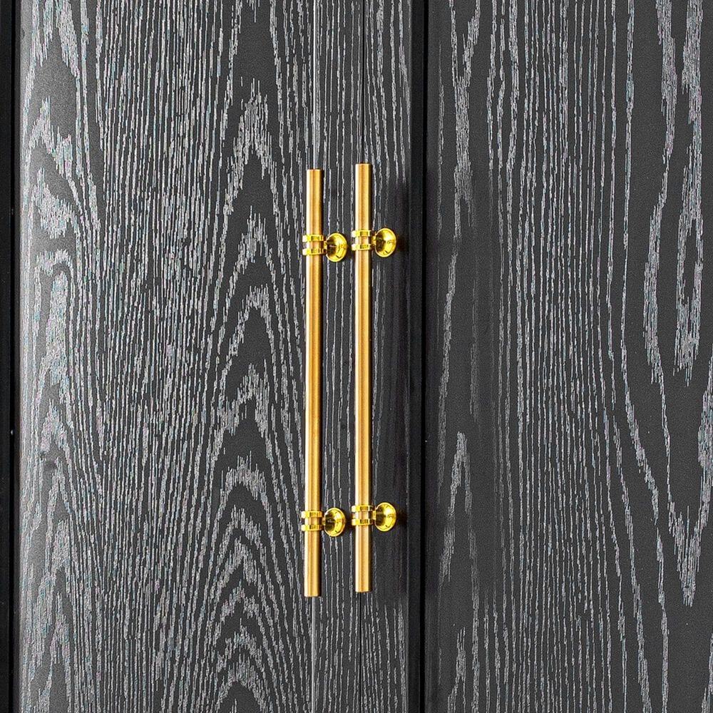 HOMLUX 78.2" Tall Farmhouse Kitchen Pantry Cabinet with 8 Door Shelves, Storage Cabinet with 3 Adjustable Shelves, 3 Large Drawers, Versatile Cupboard for Kitchen, Dining &amp; Bathroom, Ash Black, , large