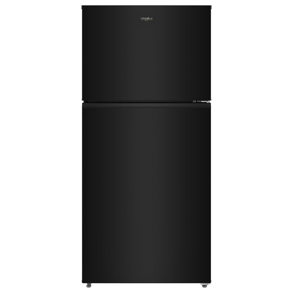 Whirlpool 19.3 Cu. Ft. Wide Top Freezer Refrigerator in Black, , large