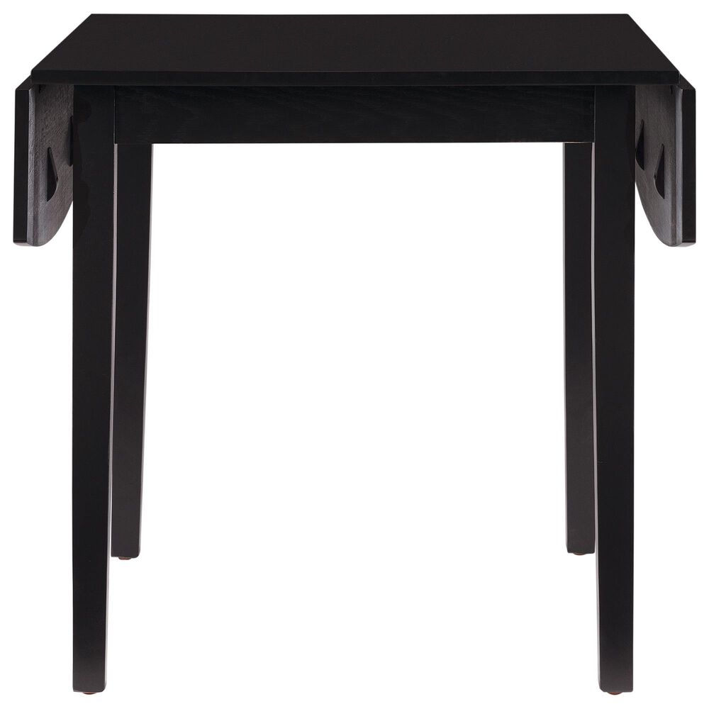 Linon Home Decor Torino Drop Leaf Dining Table in Black - Table Only, , large
