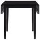 Linon Home Decor Torino Drop Leaf Dining Table in Black - Table Only, , large