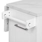 HOMLUX 51" Kitchen Island with Tilt Trash Can Cabinet in White, , large
