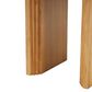 Maple and Jade Cutout Arch End Table in Brown, , large