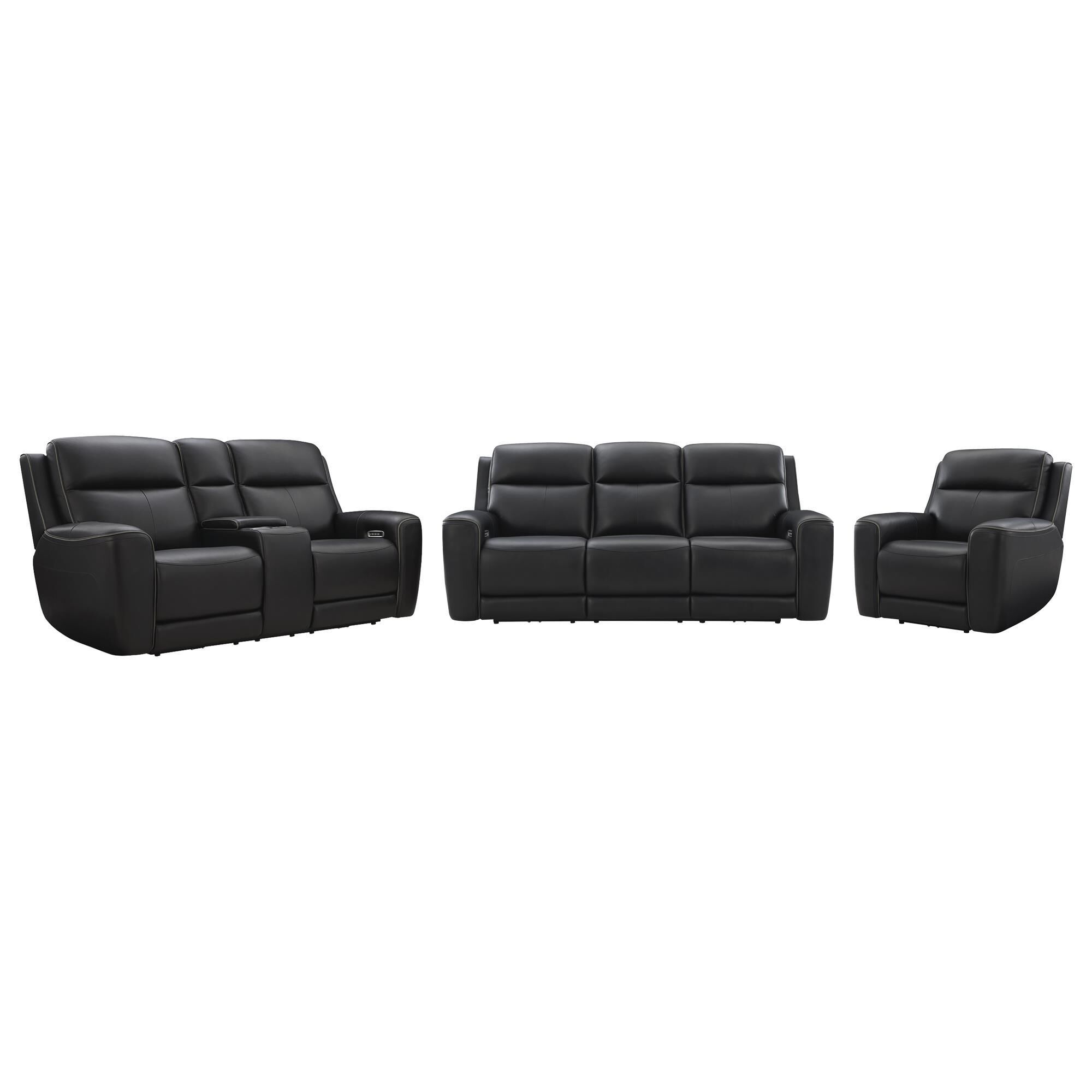 Ashley 5Z-Comfort 3-Piece Power Livingroom Set in Onyx
