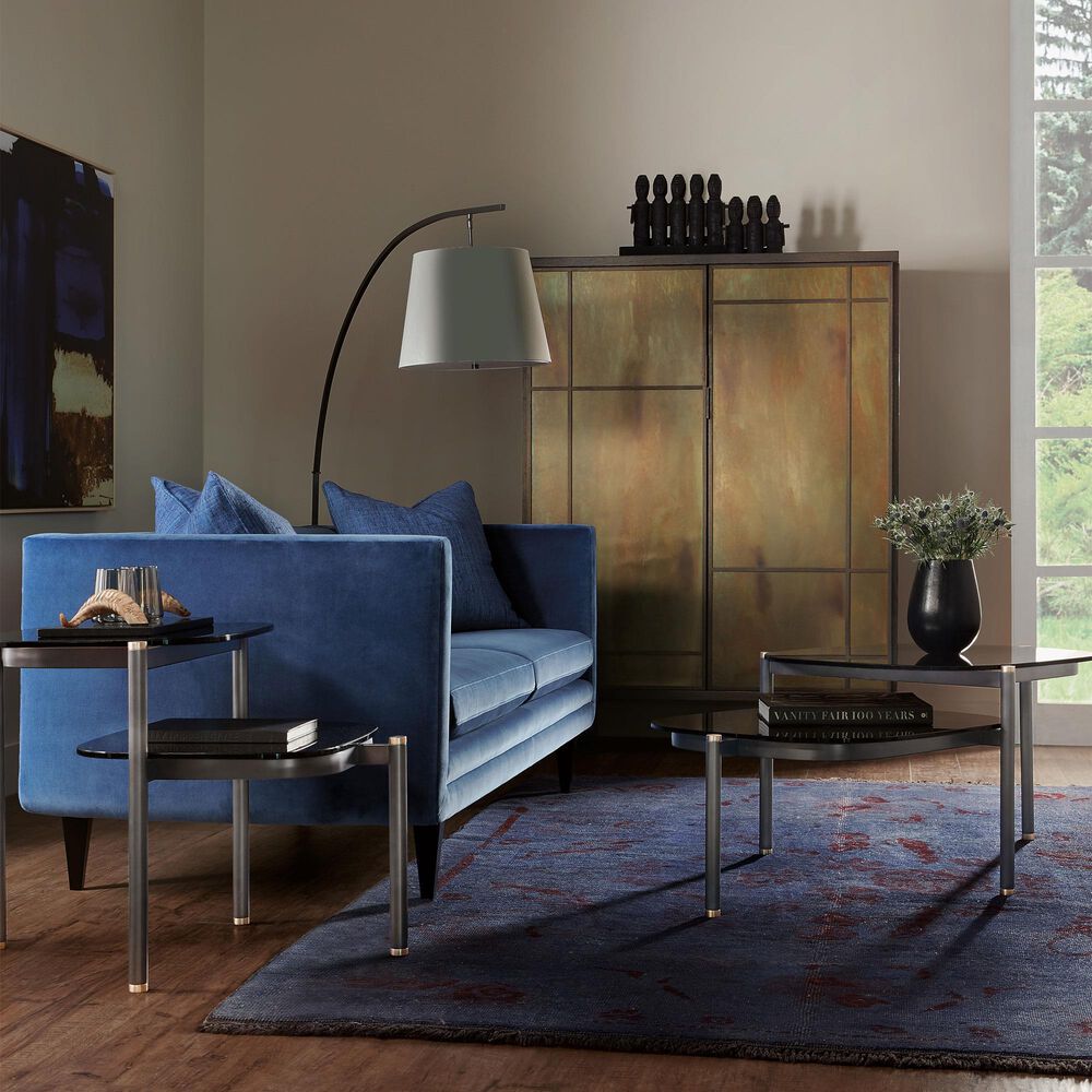 Hooker Furniture Grayson Tiered Coffee Table in Black and Gold, , large