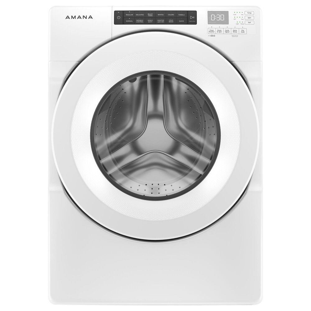 Amana 4.3 Cu. Ft. Front Load Washer with Large Capacity in White, , large