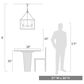 Golden Lighting Smyth 4-Light Chandelier in Chrome, , large