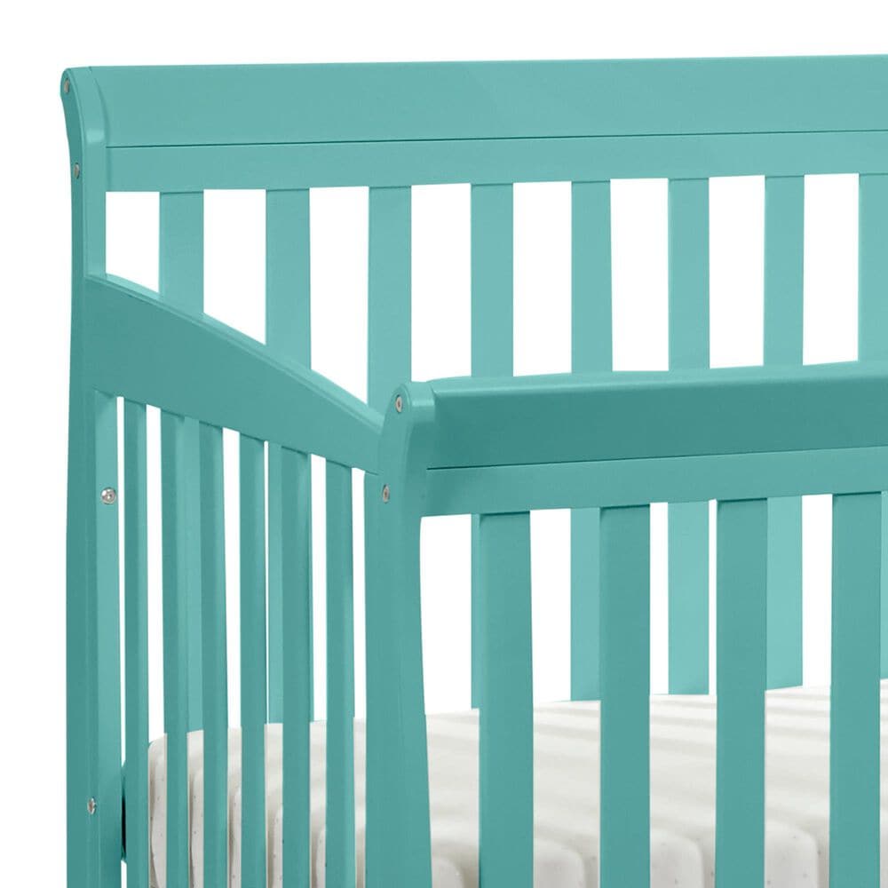 Hearth and Haven Riley 4-In-1 Convertible Crib in Turquoise, , large