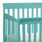 Hearth and Haven Riley 4-In-1 Convertible Crib in Turquoise, , large