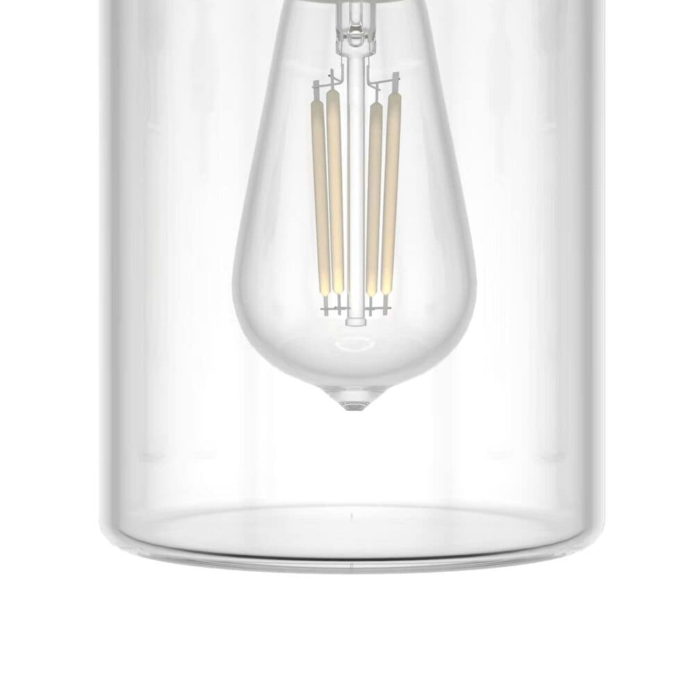 Hunter Devon Park 3-Light Linear Cluster in Brushed Nickel, , large