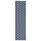 Nourison Twist Reversible 2" x 6" Navy Indoor/Outdoor Runner, , large