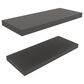Hearth and Haven Ecco32" Floating Wall Shelf with Concealed Mounting in Gray (Set of 2), , large