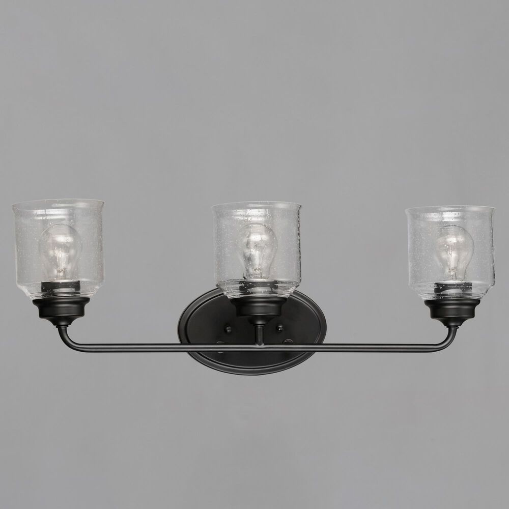 Maxim Lighting Acadia 3-Light Bath Vanity in Black, , large