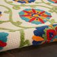 Nourison Aloha ALH19 2"3" x 12" Blue and Multicolor Indoor/Outdoor Runner, , large