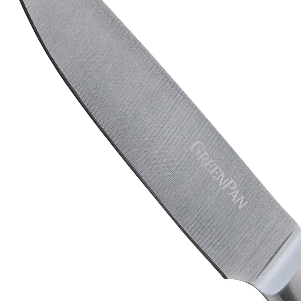Green Pan Elite 8-Piece Steak Knife Set with Mid-Pakka Wood Handles in Stainless Steel, , large