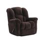 HomeStretch Microfiber Manual Rocker Recliner in Chocolate, , large