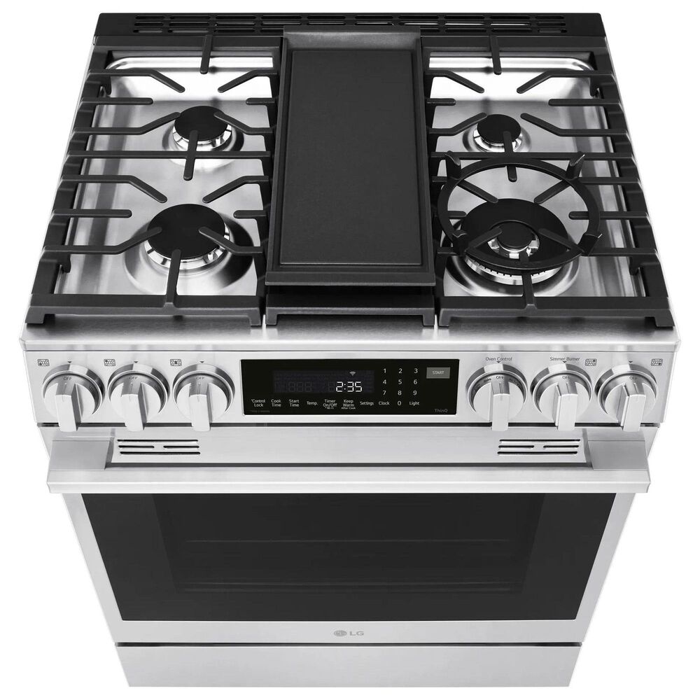 LG 6.3 Cu. Ft. Slide-in Gas Range in PrintProof Stainless Steel, , large