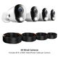 Night Owl 2-Way Audio 12 Channel DVR Security System with 1TB Hard Drive and 4 Wired 2K Deterrence Cameras, , large