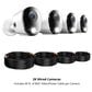 Night Owl 2-Way Audio 12 Channel DVR Security System with 1TB Hard Drive and 4 Wired 2K Deterrence Cameras, , large