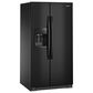 Whirlpool 28.7 Cu. Ft. Freestanding Side by Side Refrigerator in Black, , large