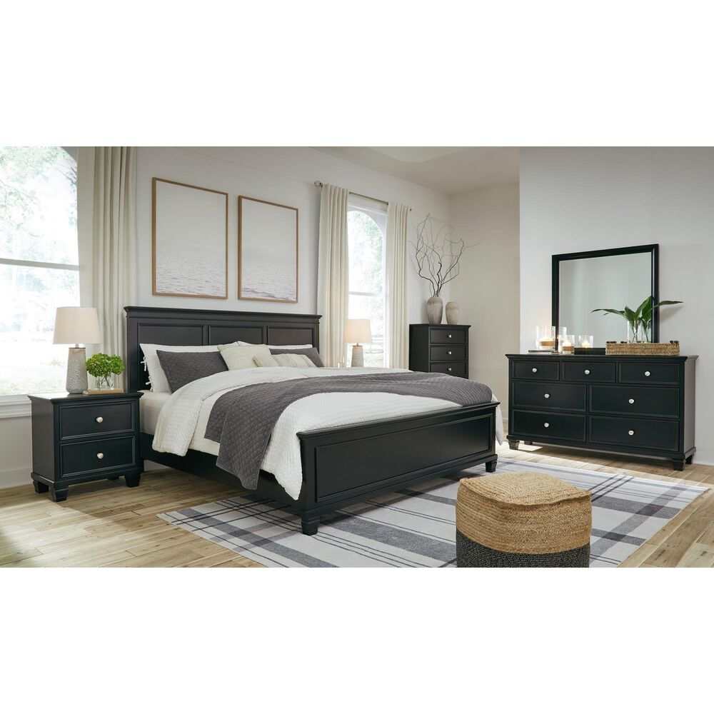 Ashley Lanolee Bedroom Mirror in Black, , large