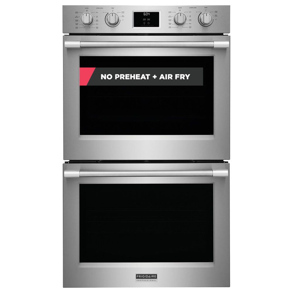 Frigidaire Professional 30" Double Wall Oven with No Preheat + Air Fry in Stainless Steel, , large