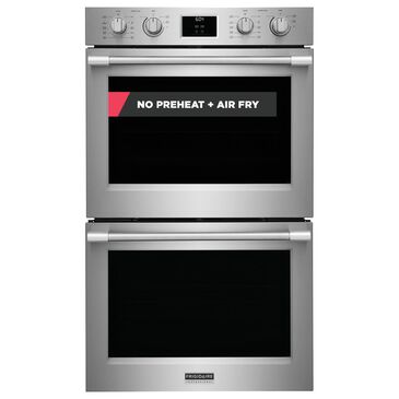 Frigidaire Professional 30" Double Wall Oven with No Preheat + Air Fry in Stainless Steel, , large