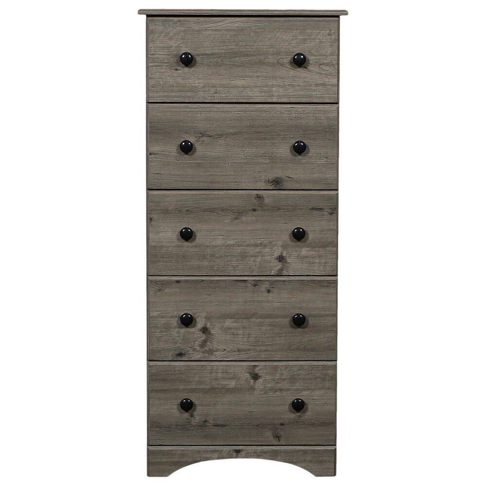 Lemoore 5 Drawer Quality Chest in Weathered Grey Ash, , large