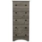 Lemoore 5 Drawer Quality Chest in Weathered Grey Ash, , large