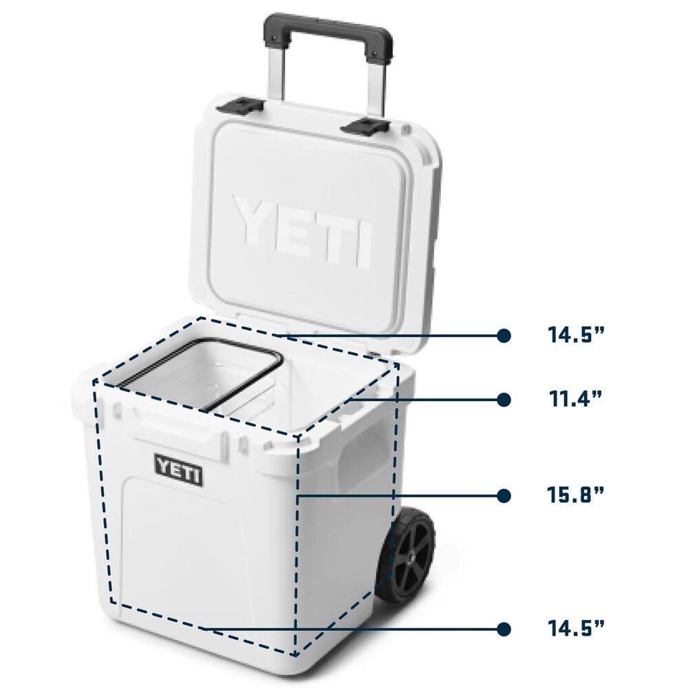 YETI Roadie 48 Hard Cooler in Rescue Red, Navy and White, , large