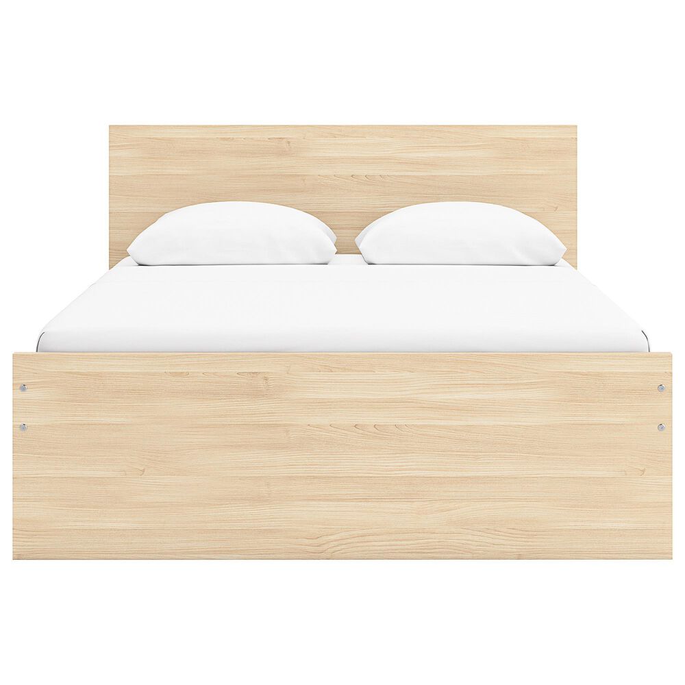 Ashley Onita Queen Panel Platform Bed with 1 Side Storage in Natural, , large