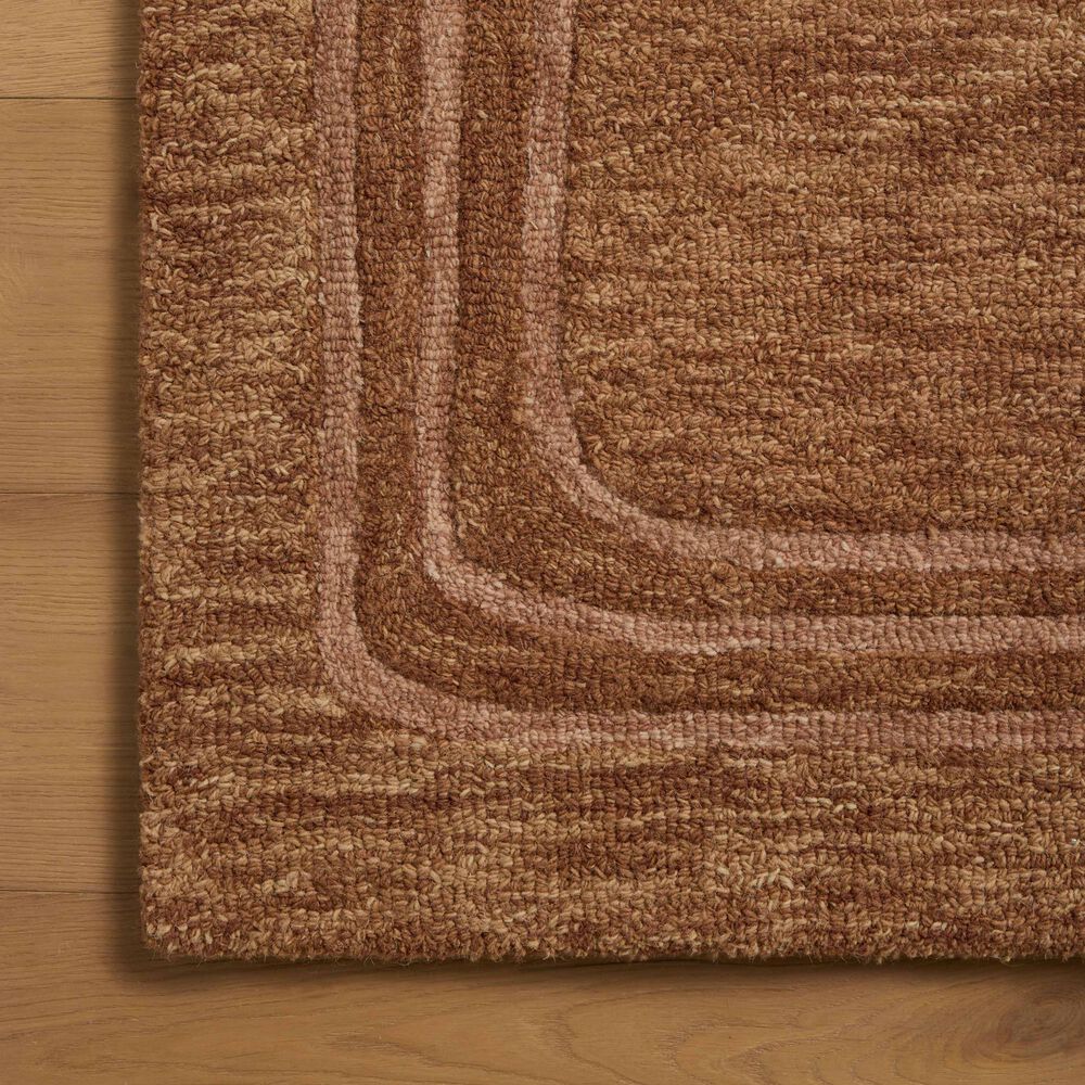 Loloi Craven Spice and Rose 2'3" x 3'9" Area Rug, , large