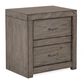 Riva Ridge Modern Loft 2-Drawer Nightstand in Greystone, , large