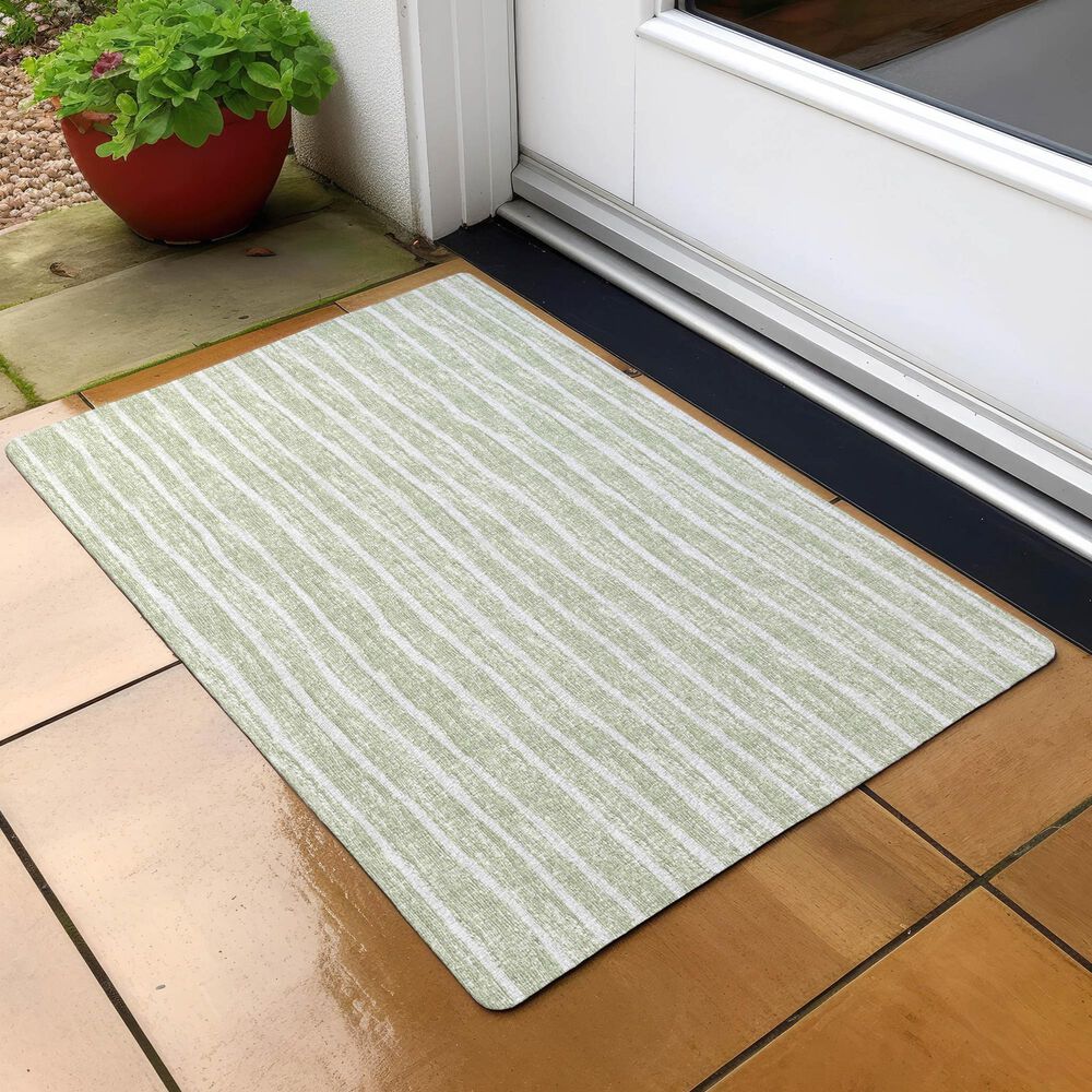 Dalyn Rug Company Laidley 1&#39;8&quot; x 2&#39;6&quot; Mist Indoor/Outdoor Area Rug, , large