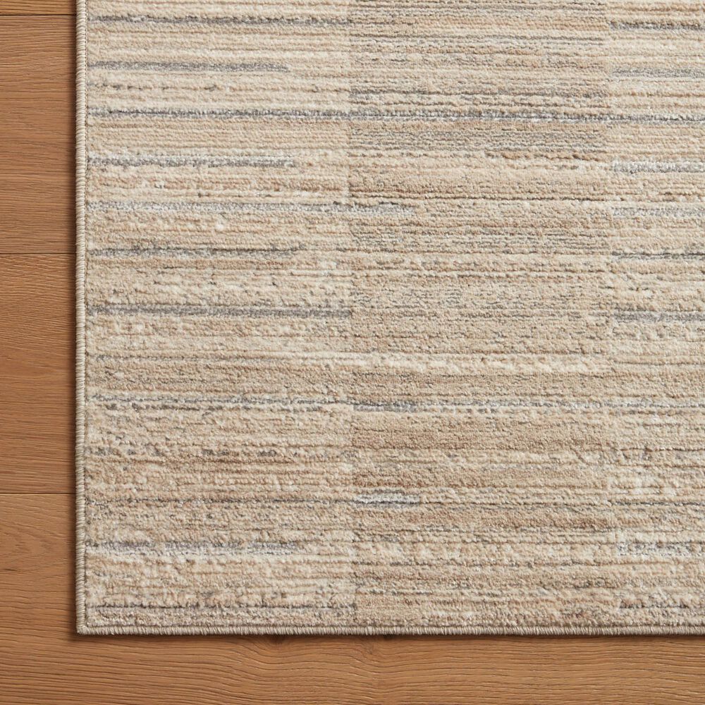 Loloi Arden 2&#39;6&quot; x 4&#39; Natural and Pebble Runner, , large