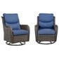 Sunwell Garden Carolina Patio Swivel Glider Chair in Blue (Set of 2), , large