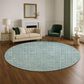 Dalyn Rug Company The Reserve TR12 Turquoise 8" Round Indoor/Outdoor Area Rug, , large