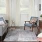 57 Grand by Nicole Curtis Series 1 5"3" x 7"3" Light Grey and Blue Area Rug, , large
