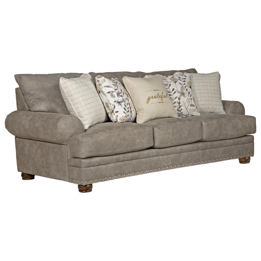 Hartsfield Briarcliff Stationary Sofa and Loveseat Set in Pebble, , large