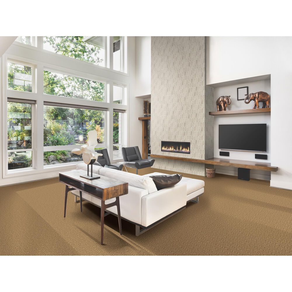 Stanton Tunisia Remix Carpet in Burnt Umber, , large