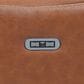 Crystal City Natalia Leather Power Console Loveseat with Headrest in Coach, , large