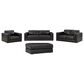 Ashley Amiata 4-Piece Stationary Living Room Set in Onyx, , large