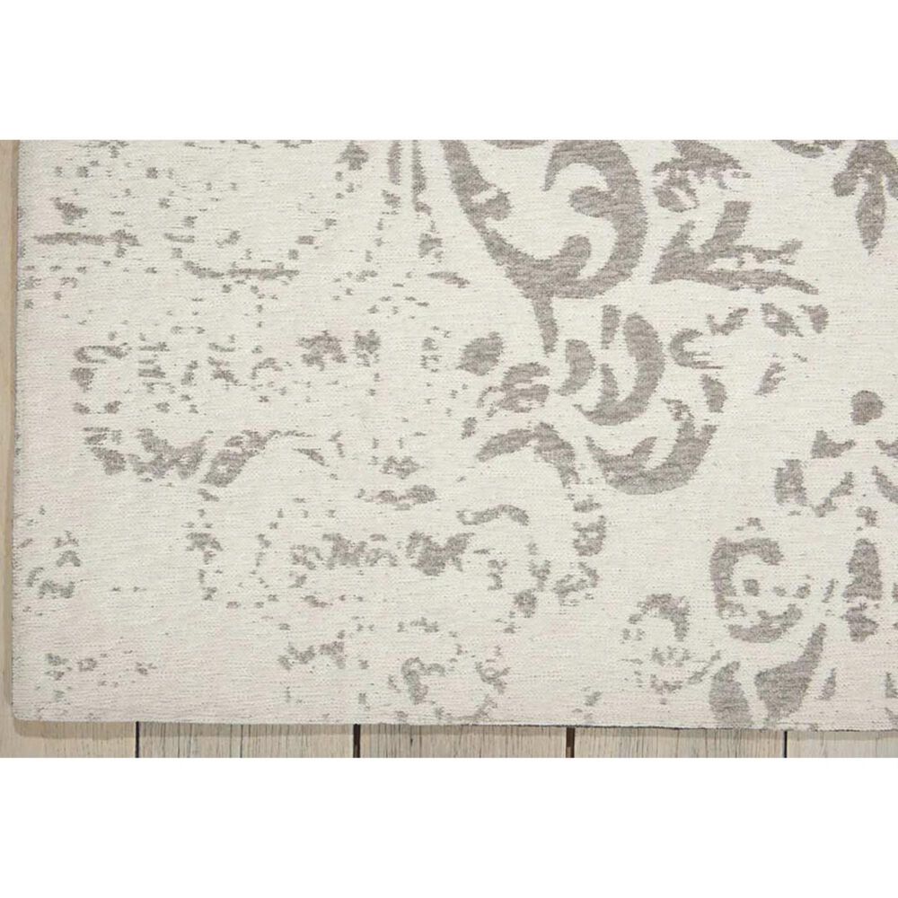 Nourison Damask DAS03 8&#39; x 10&#39; Ivory Area Rug, , large