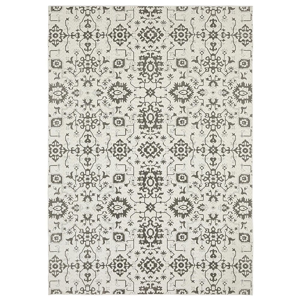 Oriental Weavers Intrigue INT08 2"3" x 7"6" Ivory Runner, , large